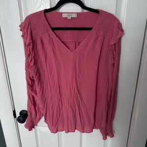 LOFT Pink Women's Top